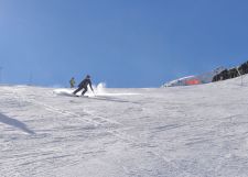 Skier on a Skiing Holidays Over 50s in Meribel