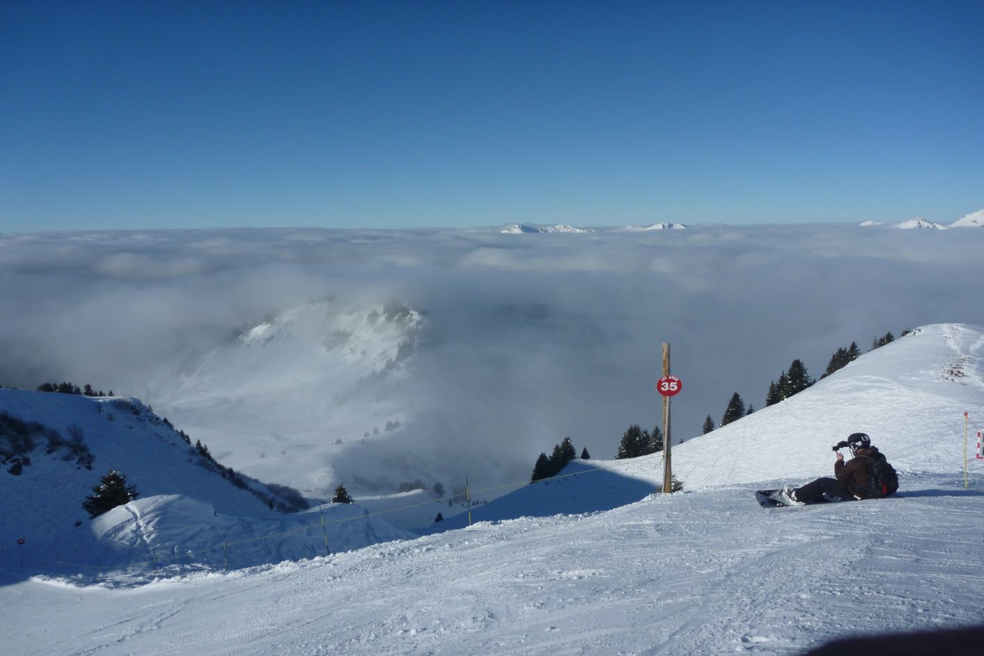 Photos in the Morzine snow