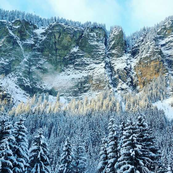 Cliffs above Morzine