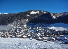 Morzine Chalets in the snow