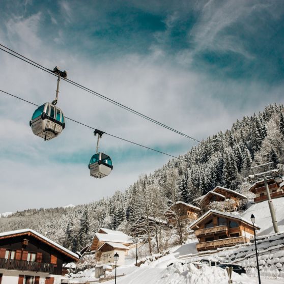 Views of Morzine ski area