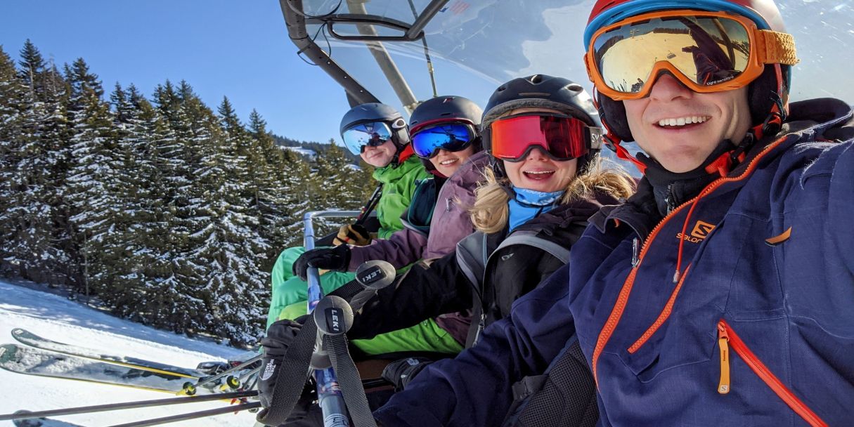 Cable Cars over Saalbach Hinterglemm
