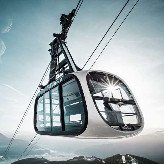 Porsche Designed Gondola on Schmittenhohe