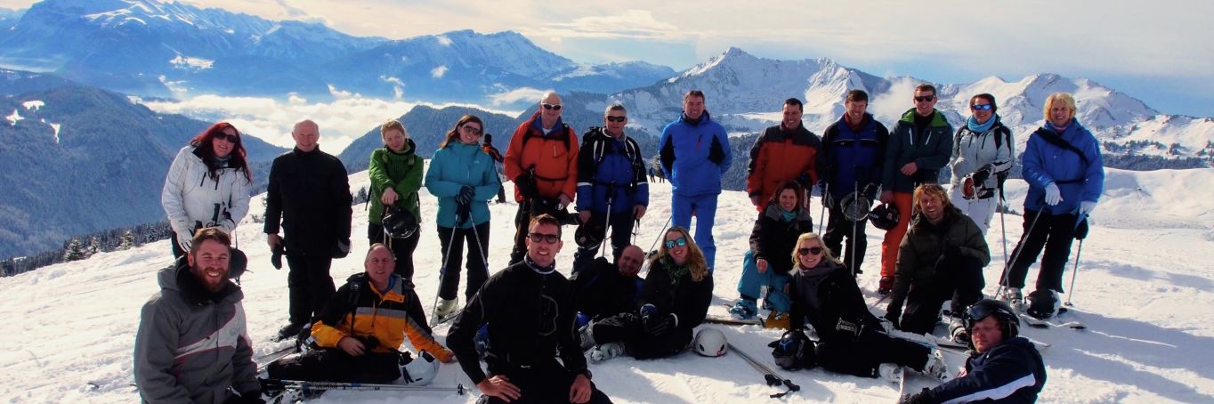 Solo ski holidays with a Large group of solo skiers in Morzine