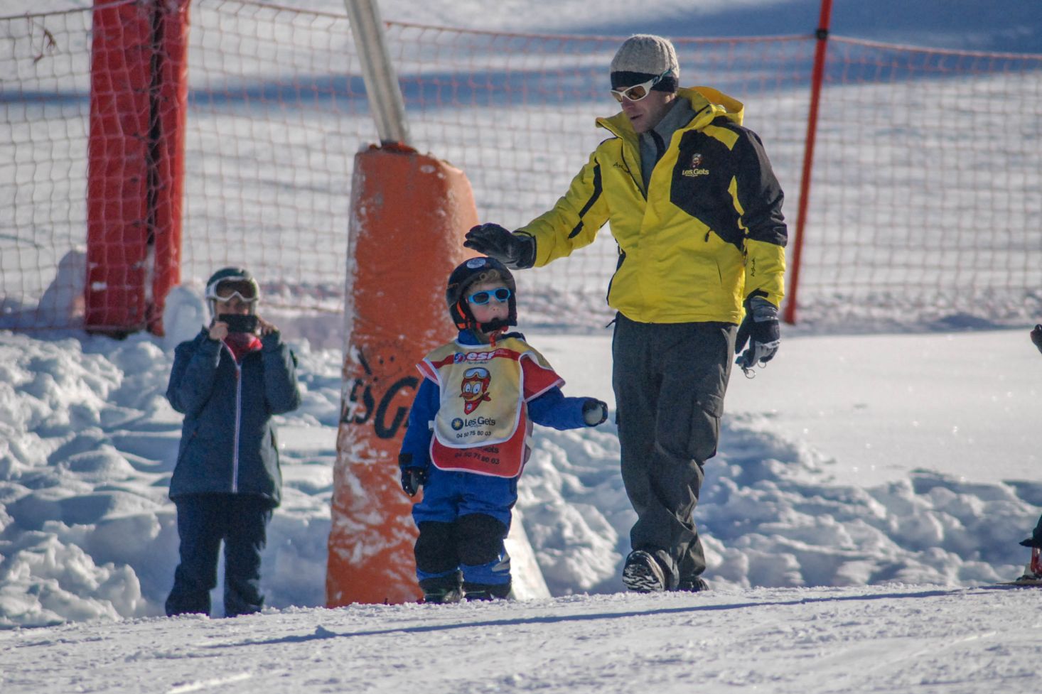 Les Gets Ski Instructor with child