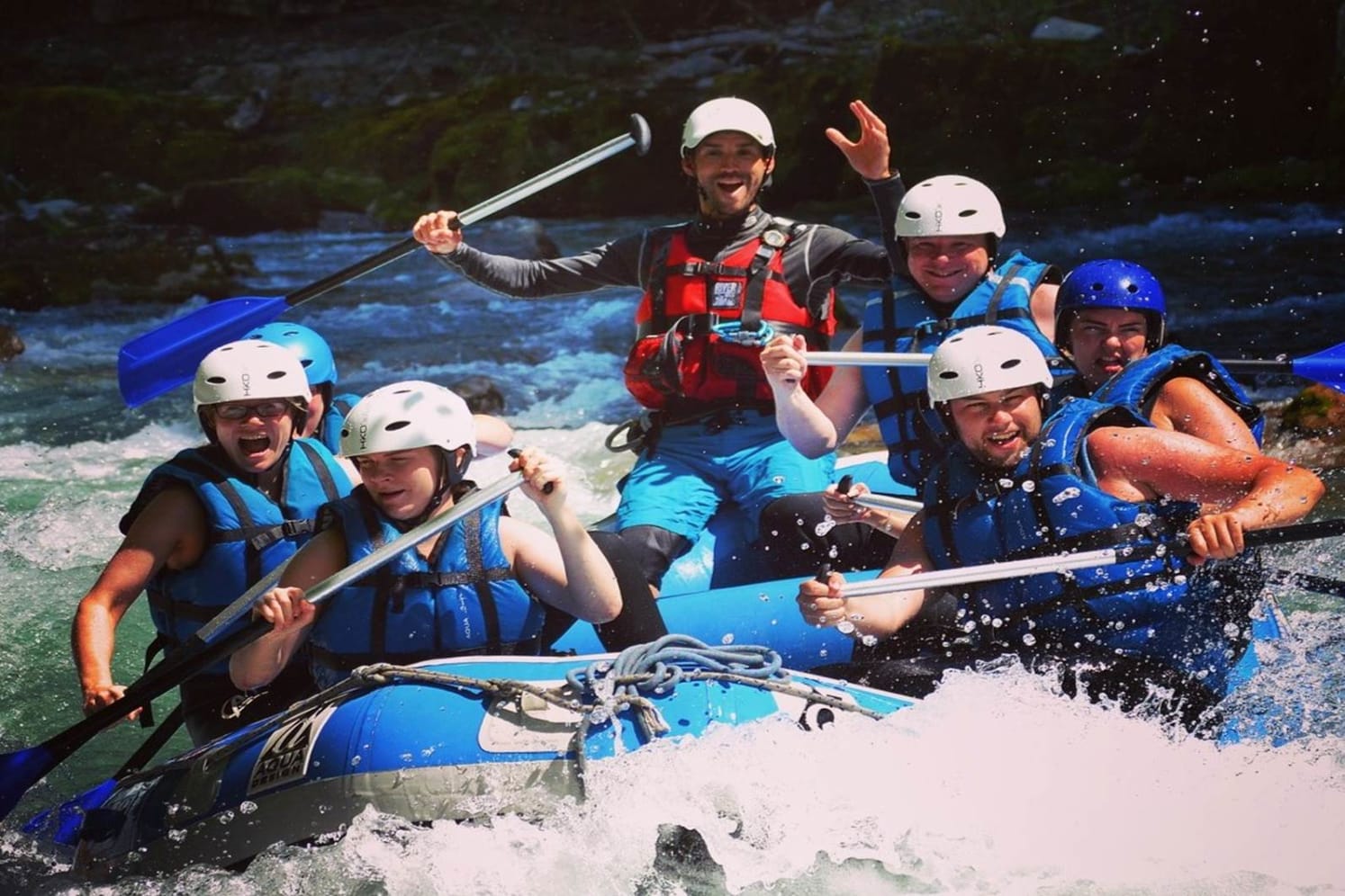 White water rafting in Les Gets Summer Resort